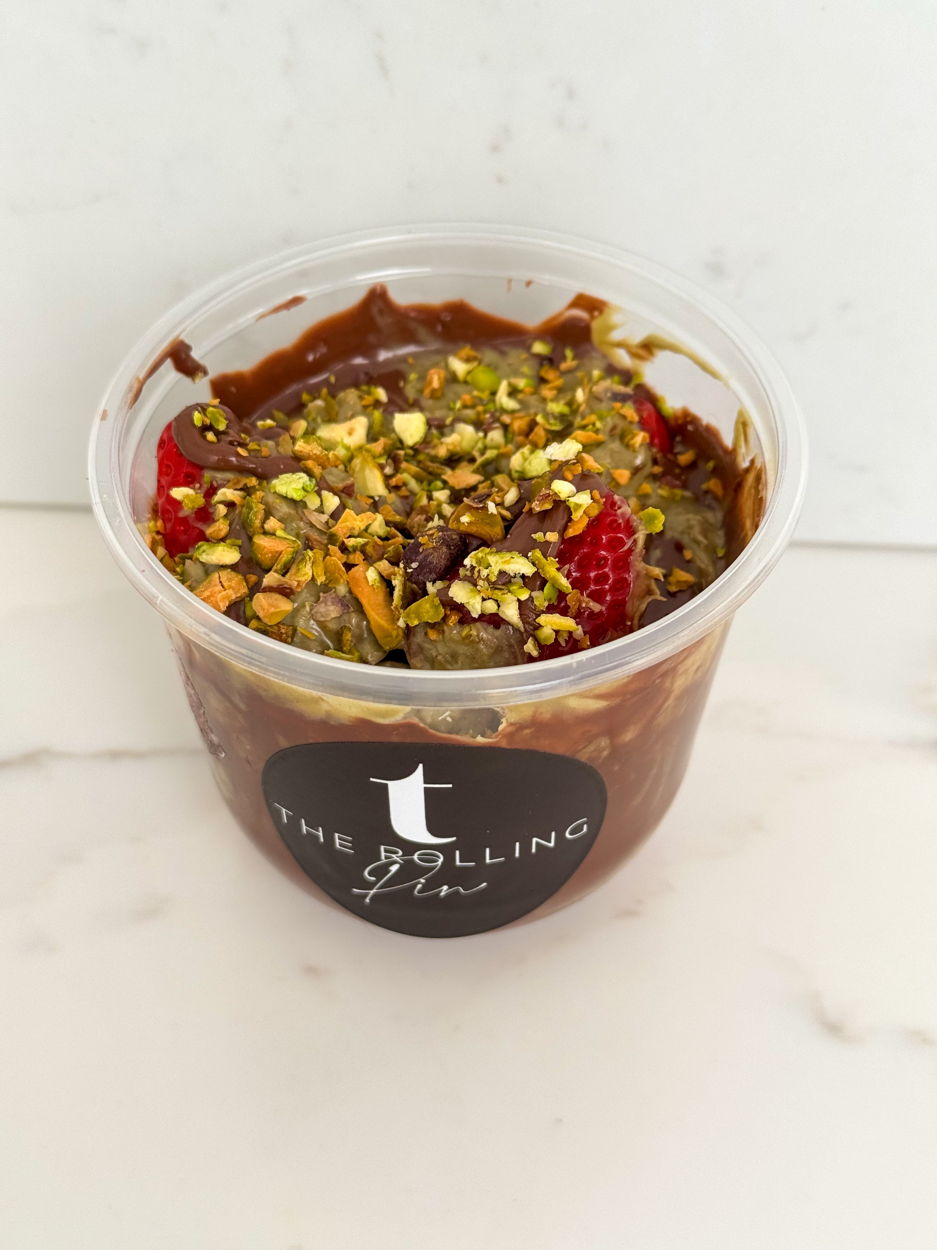 Dubai Chocolate Covered Strawberry Cup